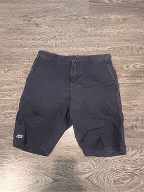 Lacoste Men's Dark Navy Cotton Chino Shorts